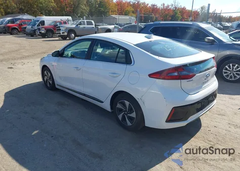 2017 Hyundai Ioniq Hybrid Sel from USA, damaged, VIN KMHC75LCXHU040016